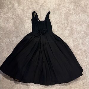 TRUE VINTAGE little black dress size XS Vintage 1950s 1960s cocktail dress